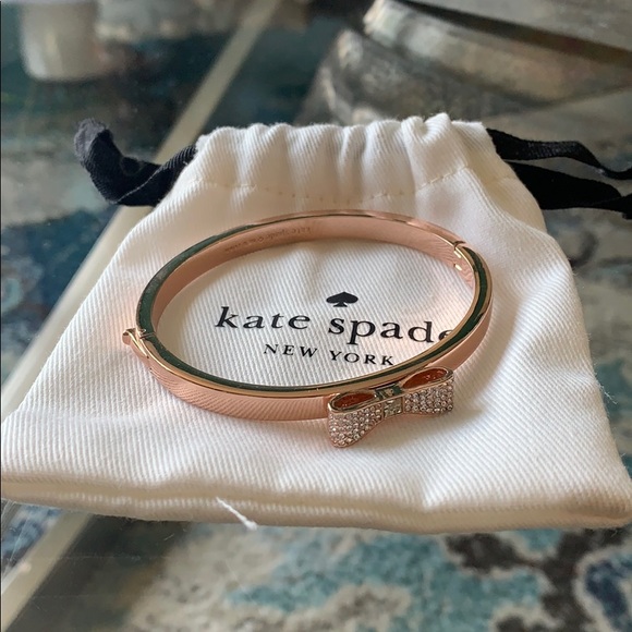 kate spade Jewelry - NWOT Kate Spade Rose Gold Bangle